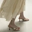 Sandal phong cách cổ tích mùa hè, sandal thanh lịch, thoải mái và sảng khoái, sandal cao gót,