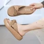 Dép đan chéo đế dàydành cho nữ, dép tăng chiều cao nữ kèm váy, giày đi biển đẹp và đa năng