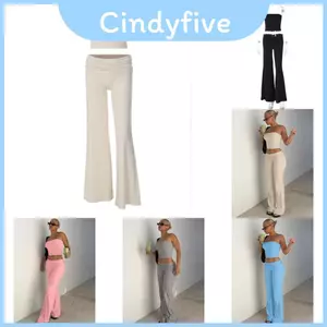 Bộ đồ không tay co giãn dành cho nữ có thiết kế nối và Polyester cho vẻ ngoài thời trang