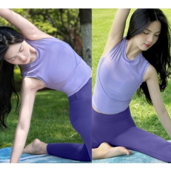 Trang phục tập yoga đặc biệt dành cho nữ mùa hè Trang phục tập Pilates Trang phục tập thể dục có đệ
