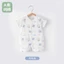 Bộ áo liền quần ngắn tay cho bé mùa hè mỏng quần áo trẻ sơ sinh nguyên chất cotton Bộ đồ ngủ