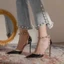 Đinh Tán Nữ Cao Gót Nữ Đế Xuân Hè Mới Bao Đầu Giày Sandal Liuding Gợi Cảm Nữ Mũi Nhọn giày