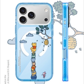 Dễ Thương Winnie The Pooh Chọn Màu Mật Ong Acrylic Không Dây Sạc Từ Tính Tương Thích Cho IPhone 16 PLUS 11 12 13 14 15 16 17 Pro Max Ốp Lưng 17Air Bìa Cứng Chống Sốc