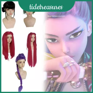 Skpop Cosplay Tóc Giả Với Tóc Thẳng Dài Và Lụa Nhiệt Độ Cao Cho Người Hâm Mộ Anime Và Hội Nghị
