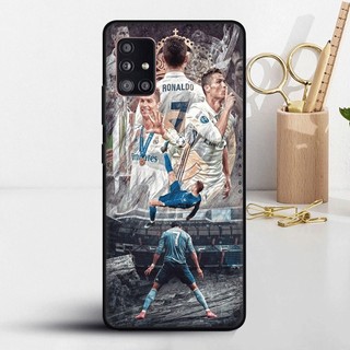 Ốp điện thoại TPU siêu tương thích cho Samsung A07 A17 A56 A36 A26 S25 Fe Edge Plus Vỏ bảo vệ mềm Cristiano Ronaldo CR7 (WD-1)
