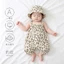 Jumpsuit họa tiết da báo cho bé mùa hè mỏng cotton nguyên chất loại một bé sơ sinh hậu cung b