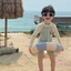 Áo tắm dài tay chống nắng mới khô nhanh Đồ bơi trẻ em Đồ bơi một mảnh đi nghỉ mát bên bờ biển