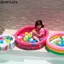 Bể bơi bơm hơi cho trẻ em nhiều kích cỡ có đáy bong bóng và nhựa Pvc thân thiện với môi trường để giải trí mùa hè