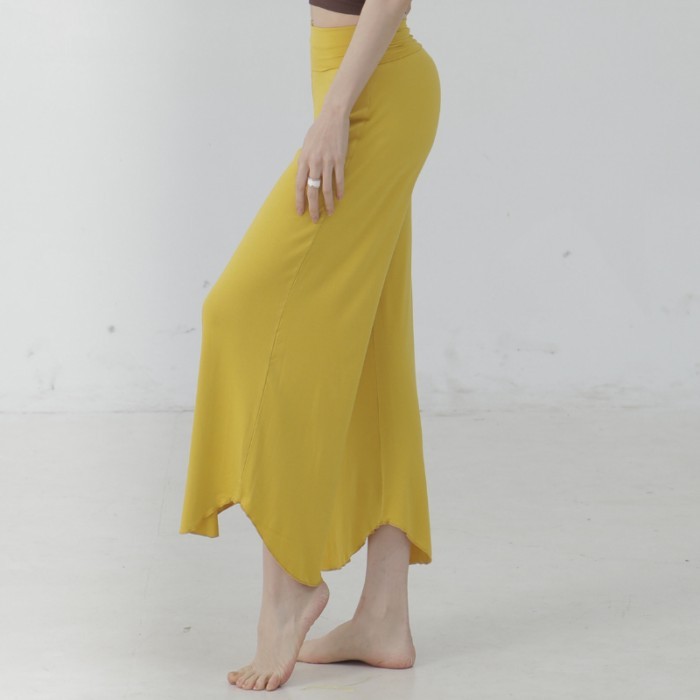 Quần ống rộng tập yoga nữ, múa cổ điển, dáng rộng, thể thao, khiêu vũ, định hình, quần ống suông, m
