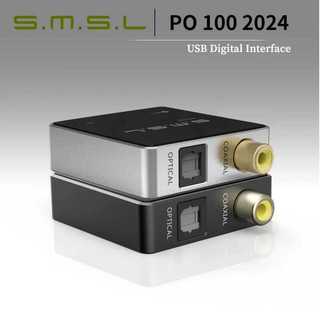 SMSL PO100 2024 Giao diện kỹ thuật số USB DSD DOP64 XMOS XU316 TYPE-C Đầu vào OPT/COAX Đầu ra