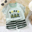 Bộ áo thun và quần Short ngắn tay cho trẻ em có Cotton thoáng khí để chơi mùa hè và mặc thường ngày