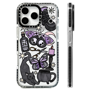 Ốp lưng hình bướm phù thủy Vỏ sạc từ tính không dây Tương thích cho IPhone 12 13 14 15 16 17 Pro Max Cover 16E 17AIR Silicon mềm trong suốt Vỏ chống sốc