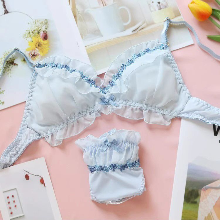 Quần lót nữ gợi cảm siêu nhẹ với ren cạnh, thoải mái và phù hợp cho tập luyện - Set tam giác