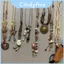 Vòng cổ đính cườm nhiều lớp Boho Chic dành cho nữ có mặt dây chuyền hợp kim