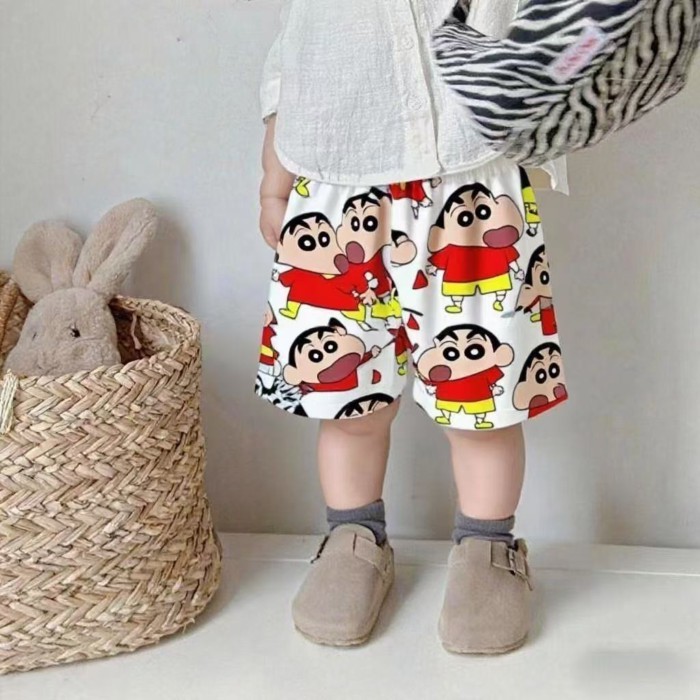 Quần short trẻ em mới, mỏng, dễ thương, thoải mái và mềm mại, quần short mẫu giáo nhiều màu, n