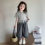 Bộ Đồ Mùa Hè Cho Bé Gái Mới Mùa Hè Trẻ Em Bé Thời Trang Ren Áo Thun Tay Ngắn Phối Ren