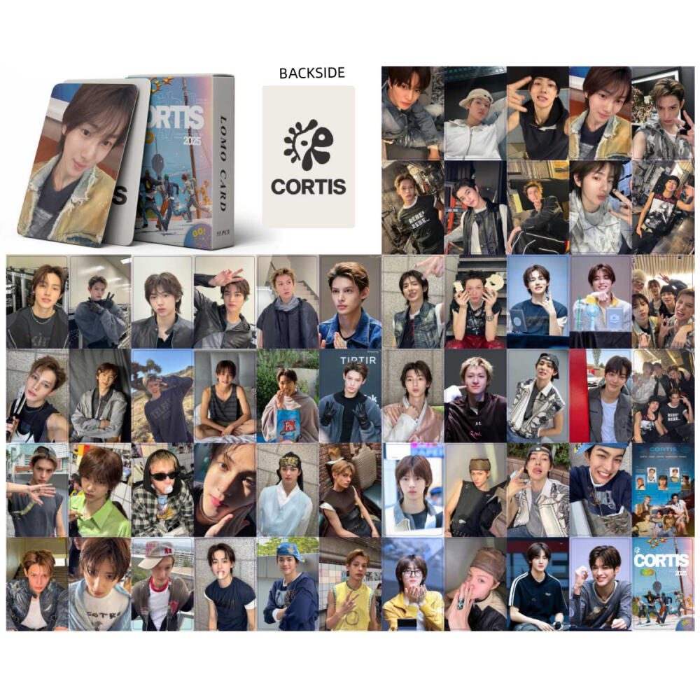LINXX 55 CÁI MARTIN CORTIS Series Album Lomo Cards Kpop Boy Band Fan Collection Laser Holographic Photocards Long lanh Merch Ngày lễ Quà tặng sinh nhật cho người hâm mộ