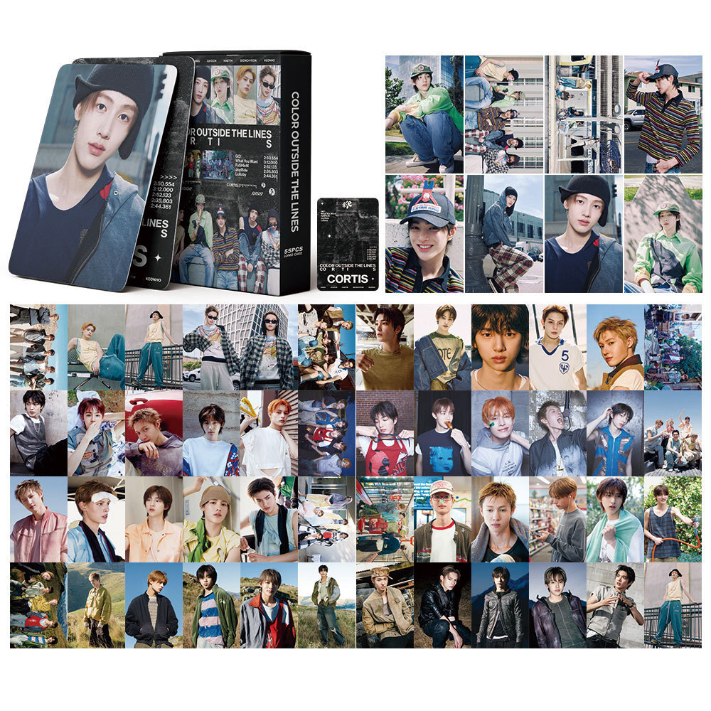 LINXX 55 CÁI CORTIS Bộ Lomo Cards cho Album thứ 1 của Kpop Phiên bản mới Nhóm nhạc nữ Hàn Quốc Bộ sưu tập người hâm mộ Thẻ Hàng hóa Quà tặng ngày lễ cho người hâm mộ Văn hóa Thẻ sưu tập