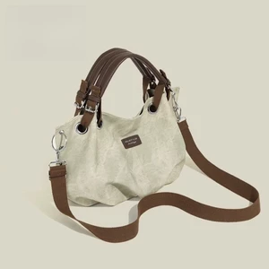 American Retro Dung Tích Lớn Túi Tote Nữ Thời Trang Mới Túi Đeo Vai Quần Áo Bảo Hộ Lao Động Đ