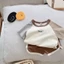 Bộ đồ thể thao hoạt hình mùa hè bé trai mùa hè mới cotton nguyên chất bộ đồ ngắn tay bé trai