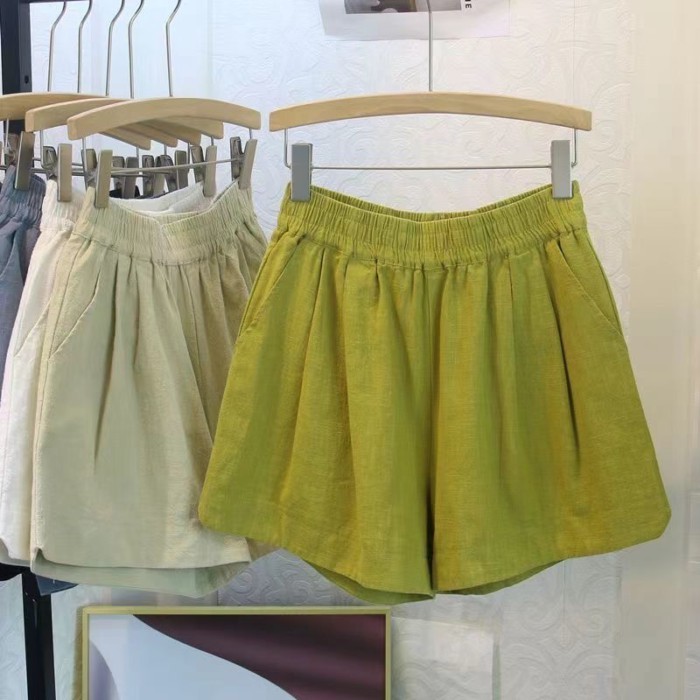 Giải Phóng Mặt Trời Mùa Hè Size Lớn Quần Rộng Phong Cách Hàn Quốc Quần Short Cao Cấp Nữ Che T