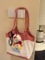 Dễ Thương Chấm Bi Apple Thêu Túi Đựng Nữ Hàn Quốc Mới Công Suất Lớn Học Sinh Lớp Túi Tote Đeo