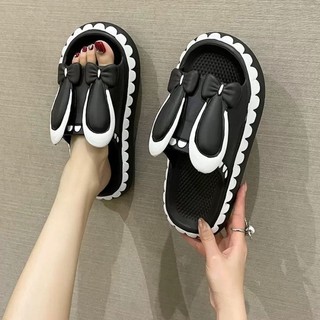 Hoạt Hình Dễ Thương Thỏ Giày Sandal Nữ Dép Ngoài Trời Nữ Nhà Mùa Hè Trong Nhà Phòng Tắm Tắm C
