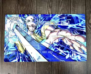 O-P OPCG TCG CCG Chơi Pad Trafalgar Law Playmat Trading Card Game Mat 600 * 350 * 2mm