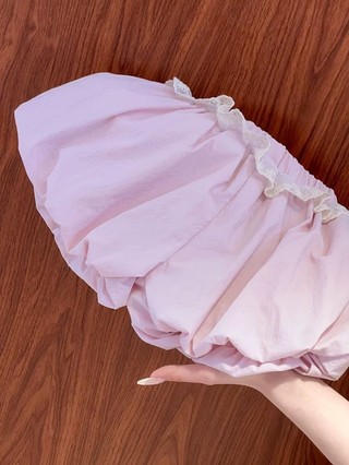 Quần short bé gái phong cách mùa hè quần ren nụ bé gái thường ngày đa năng quần ra hoa