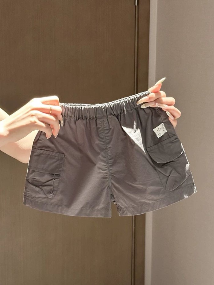 Bộ đồ bé trai bé gái phong cách Hàn Quốc, bé trai thoải mái set áo thun vest mỏng 1 quần short c