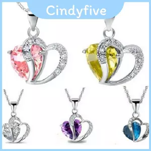 Phong Cách Hàn Quốc Hình Trái Tim Zircon Pha Lê Vòng Cổ Xương Đòn Dây Xích Dành Cho Nữ Nhân Viên Lợi Ích Cưới Du Lịch Lưu Niệm K132