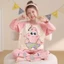 bộ đồ ngủ bé gái, bộ vest dài tay xuân thu cho bé gái, các mẫu đồ mặc nhà ở nhà kiểu dáng dễ thư