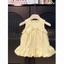 Bé gái váy bong bóng mini Hàn Quốc váy mùa hè mới không tay đuôi cá nơ tank top