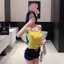 Nguyên Chất Desire Mỹ Giả Hai Mảnh Chữ Cái Nóng Ngôi Sao Kim Cương Full In Hình Hot Girl Yếm