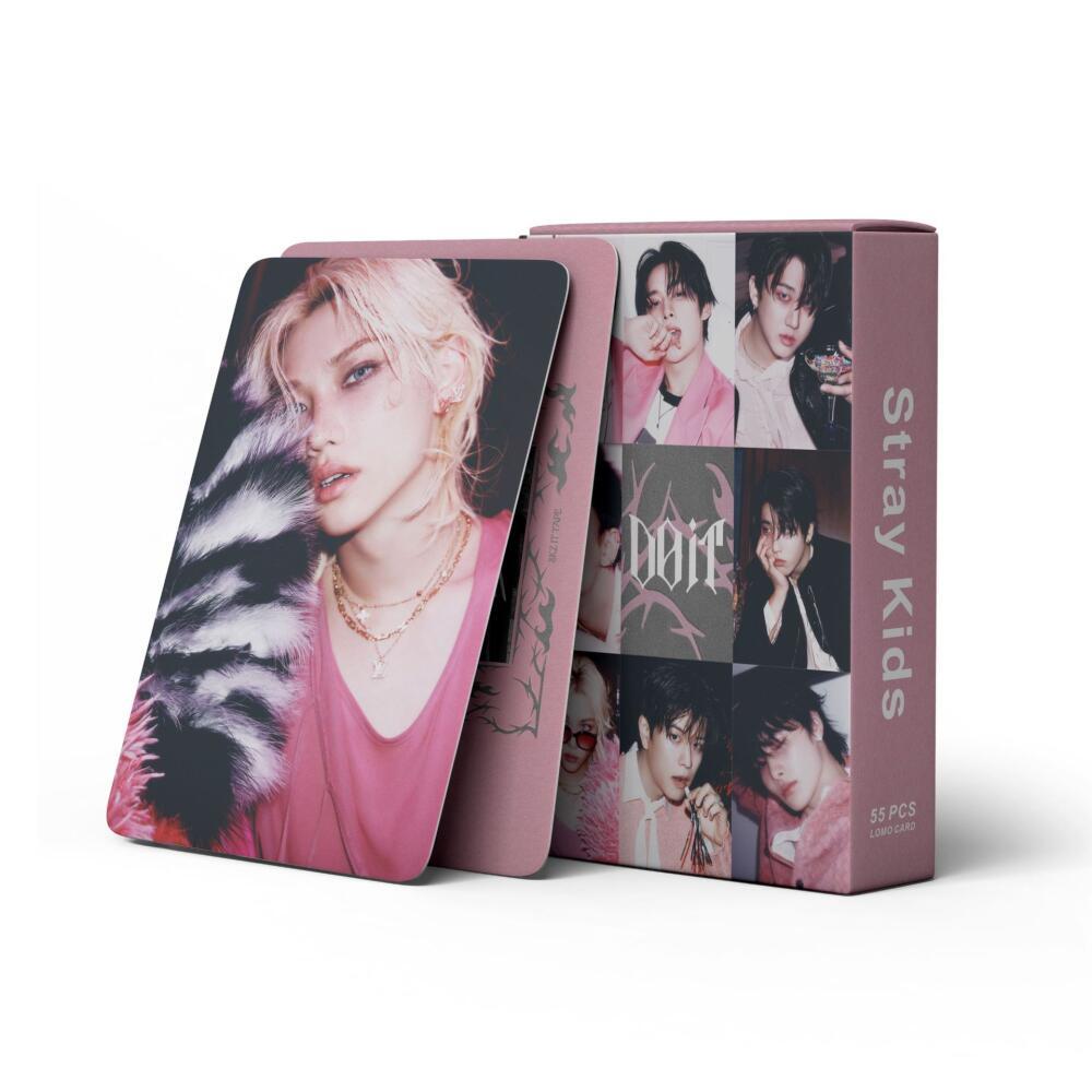 LINXX 55 Chiếc Stray Kids DO IT Album Lomo Cards Bộ Sưu Tập Quạt Thẻ Laser Kpop Boy Band Merch Ngày Lễ Quà Tặng Cho Người Hâm Mộ Sưu Tập Lấp Lánh Miếng