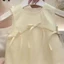 Bé gái váy bong bóng mini Hàn Quốc váy mùa hè mới không tay đuôi cá nơ tank top