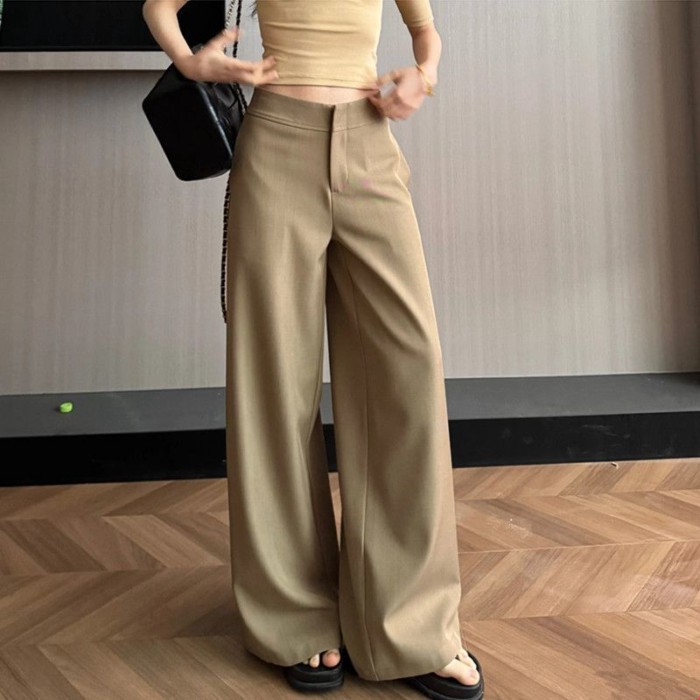 Quần tây cũ, quần tây dáng ôm cho mùa xuân hè, dáng rộng và dài