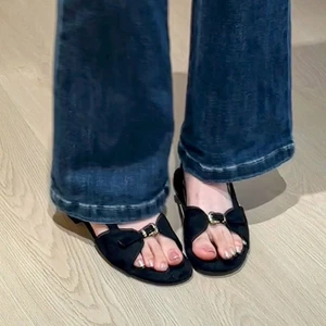 Siêu Cổ Tích Bohemian Đẹp Xăng Đan Nữ Mùa Hè Giày Phụ Nữ Mang Thai Giày La Mã Siêu Hot Giày N