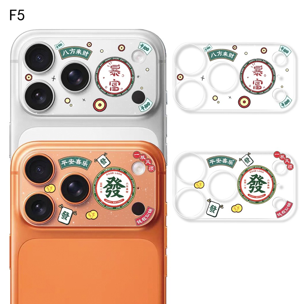 2 Gói Điện Thoại Camera Trang Trí Phim Cho iPhone 17 18 Pro Max Hoạt Hình Đáng Yêu Twinkle Hello Kitty Crayon Shin-chan CNY Phong Phú Điện Thoại Di Động Trong Suốt Mặt Sau Miếng D… – ảnh mô tả chi tiết 9