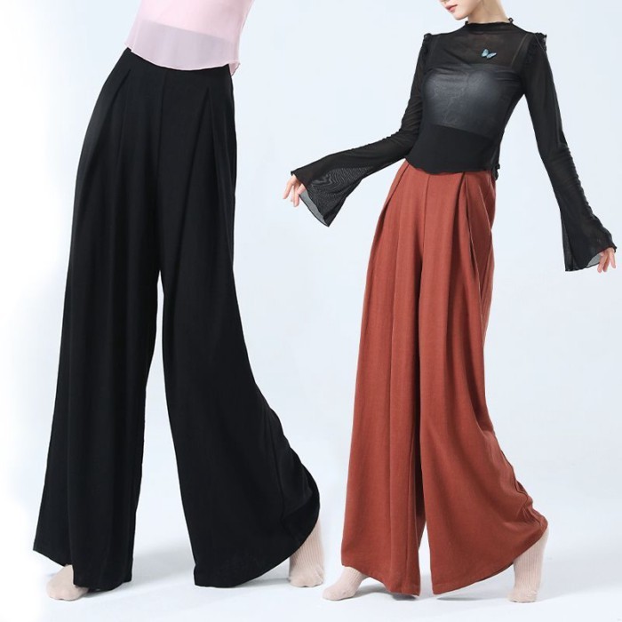 Quần ống thẳng, quần tập múa, quần múa hiện đại, quần múa nữ, quần múa cổ điển, quần ống rộng thanh