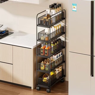 Order🔥 Kệ khe bếp, tủ lưu trữ khe rất hẹp, tủ kéo bên tủ lạnh, xe đẩy rau quả