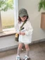 áo thun cotton dài tay xuân thu bé trai và bé gái in hình dễ thương dành cho trẻ em và trẻ trung