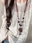 Vòng cổ dài cổ điển phong cách dân tộc Bohemian mới phổ biến của phụ nữ thiết kế thích hợp chu