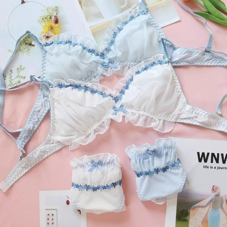 Quần lót nữ gợi cảm siêu nhẹ với ren cạnh, thoải mái và phù hợp cho tập luyện - Set tam giác