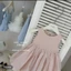 Váy vest nơ hồng bé gái mùa hè Váy thời trang cho bé