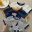 Áo phông trẻ em cotton nguyên chất in hình ngựa vằn dễ thương mùa hè cho bé trai và bé gái, á