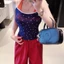 Nguyên Chất Desire Mỹ Giả Hai Mảnh Chữ Cái Nóng Ngôi Sao Kim Cương Full In Hình Hot Girl Yếm