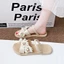 Phong cách đảo Bohemian Flat Beach Sandals La Mã Áo khoác ngoài nữ có váy Dép mùa hè hai mặt
