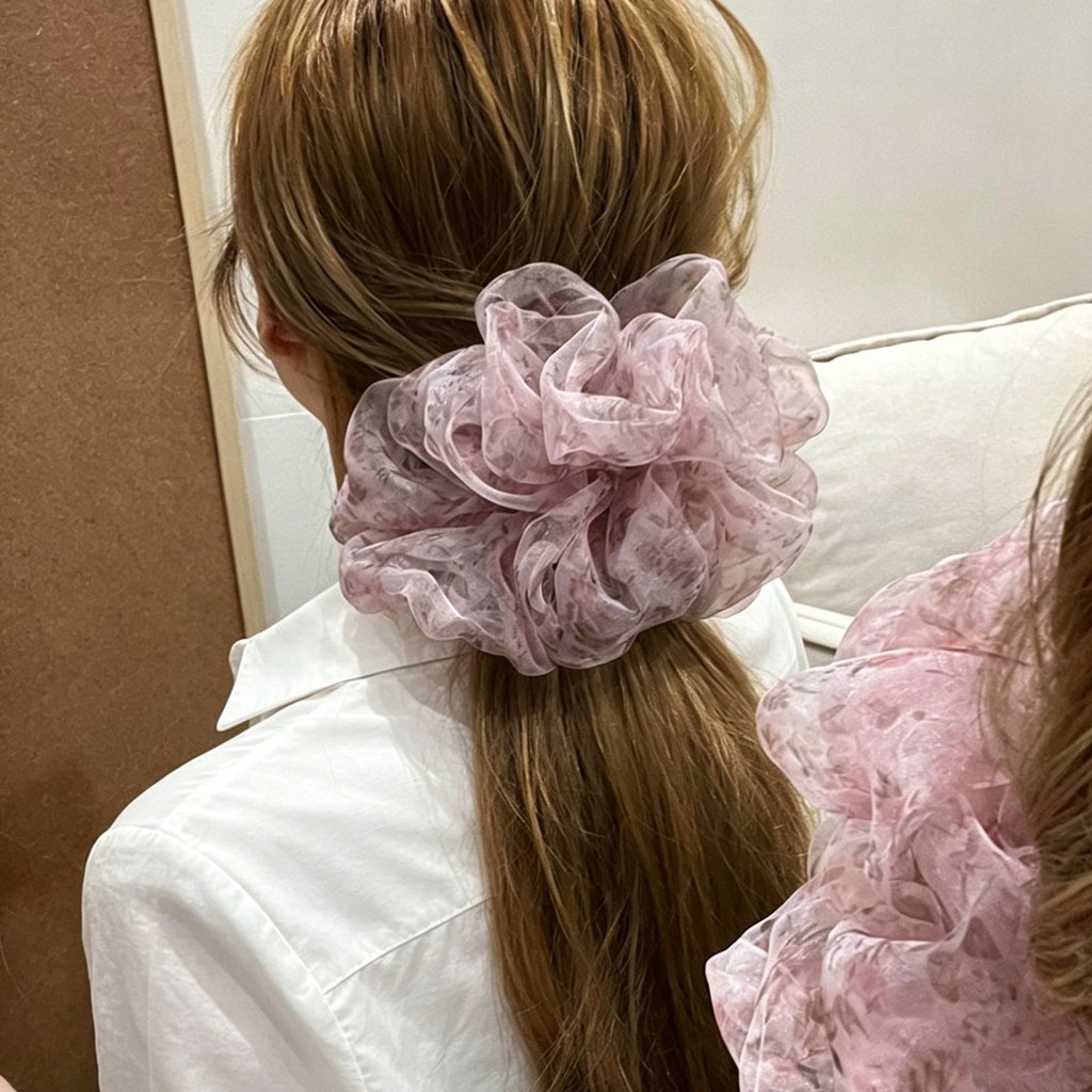 Nhiều màu sắc | Dây buộc tóc Organza hoa cổ tích Dây buộc tóc đa năng cho bé gái