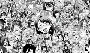 Anime bé gái Ahegao | Thảm chơi TCG | Phép thuật tập hợp | 600 * 350 * 2mm Yu-Gi-Oh | Pokemon TCG